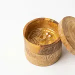 Handmade Wooden Jewelry Box with Artistic Resin Design – Unique Piece