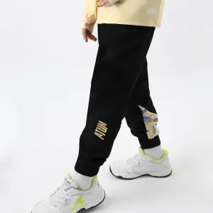 Girl's Trendy Black Pants