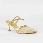 Elegant heels featuring a luxurious mesh design C-79