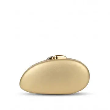 Luxury Oval Clutch with Gold Closure VS-59