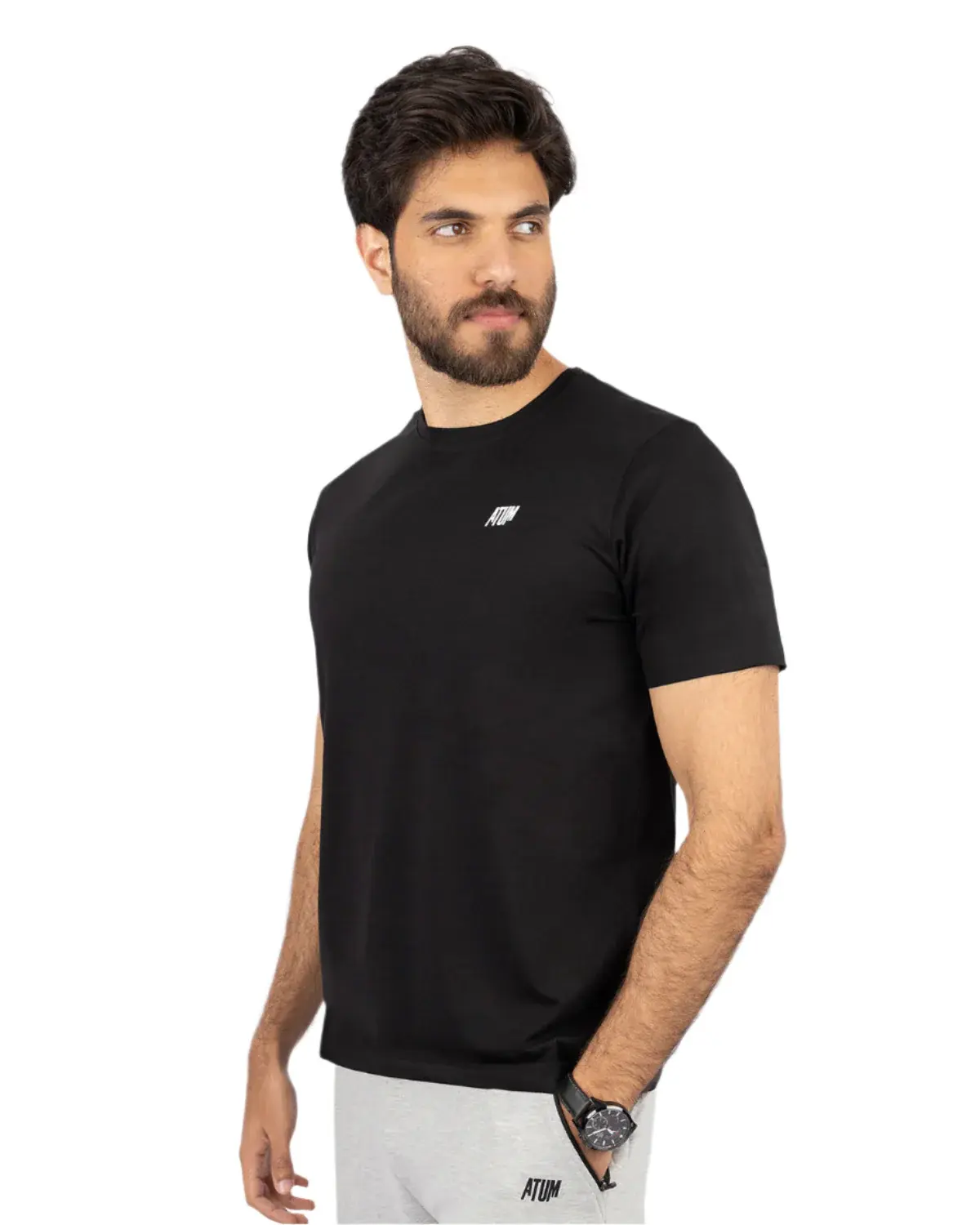 Basic Cotton Black T-Shirt