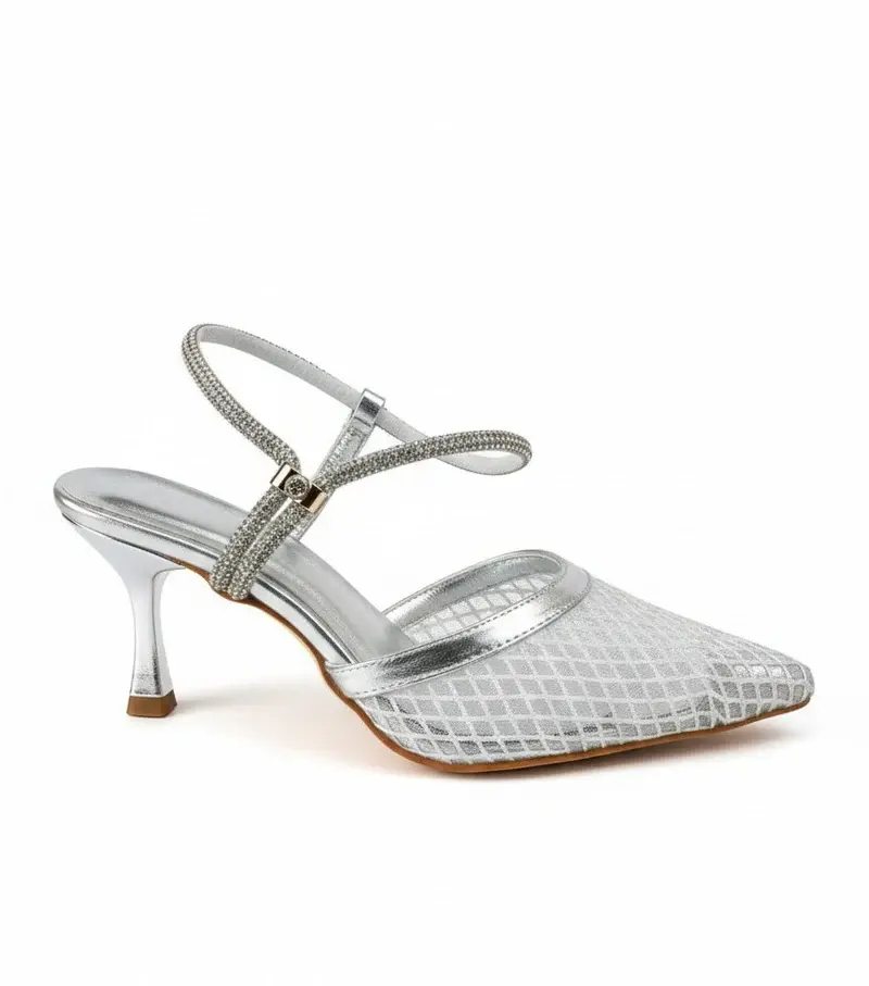 Elegant heels featuring a luxurious mesh design C-79
