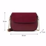 Asymmetric Flap Crossbody-black