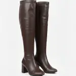 Long Boot Mid Heels Leather B-16 1 Reviews