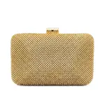 Sparkling Studded Evening Clutch with Metallic Clasp VS-58