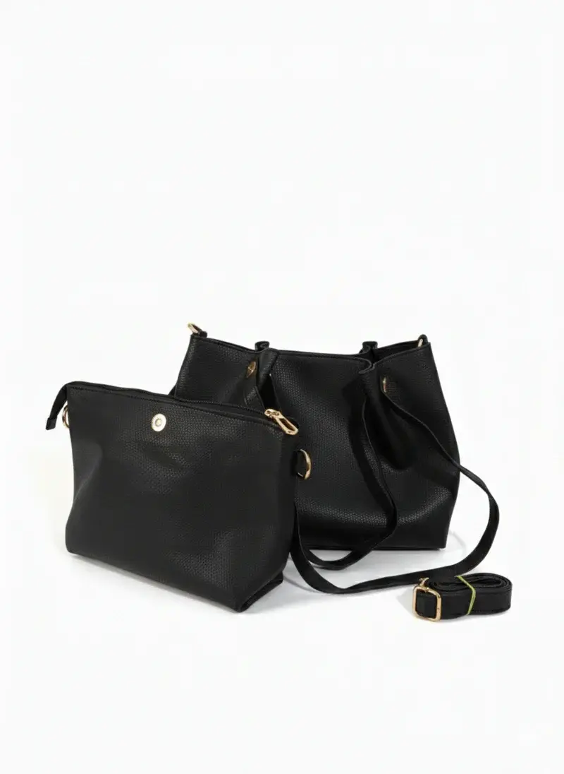 Dual Set Handbag with Detachable Pouch BA-55