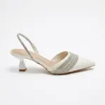 Elegant Sparkle Slingbacks Heel C-84