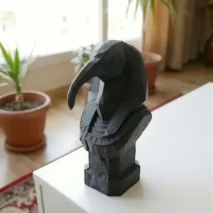 Thoth Low Poly Bust