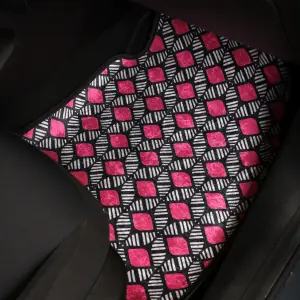Flamin' Pink - Set of 4 Car Mats