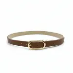 Classic Oval Buckle Leather Belt BT-10