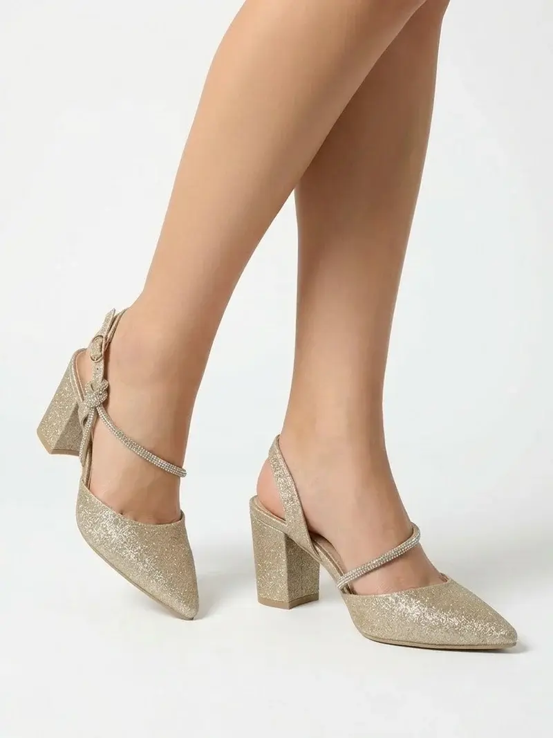 Elegant Strap Classic Heels C-108