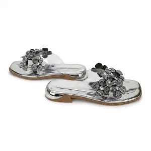 Golden Floral Slides SF-74