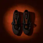 Mia Mesh Patent Flats