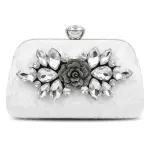 Classic Crystal-Embellished Evening Clutch VS-64