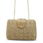 Luxury Geometric Embellished Evening Bag VS-69