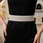 Diamond-Style Encrusted Party Belt T-51