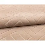 Elite Jacquard Corridor Carpet Geometric Pattern (Beige)