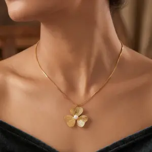 The Golden Blossom Necklace N-87
