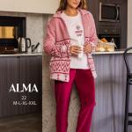 3pcs red pyjama set