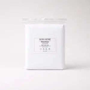 Agha Home Essential Comfort Microfiber Fitted Sheet Set White (3PCS)
