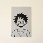 Luffy Minimalist 3D Wall Art