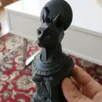Low Poly Bastet Statue