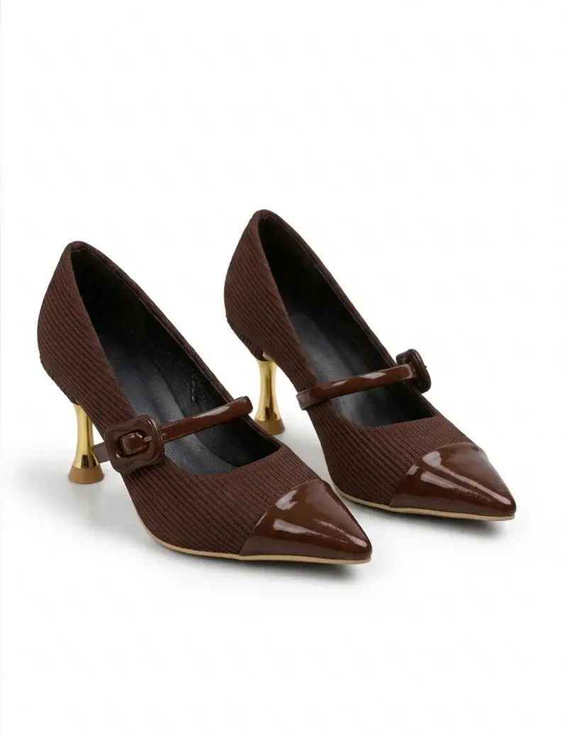 Classic Strap Elegance Heels C-87