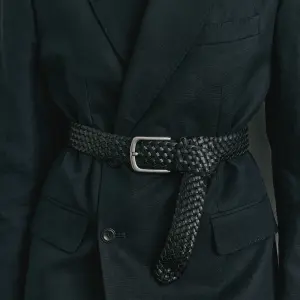 BRAIDED LEATHER BELT