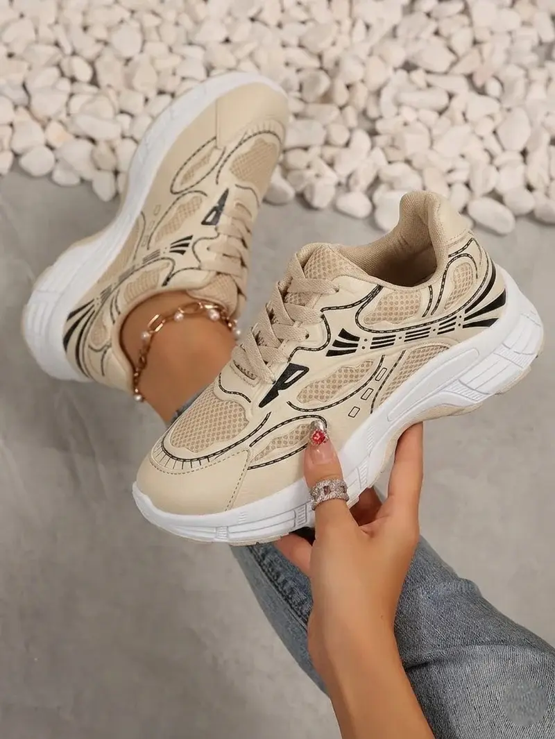 Modern Graphic Design Sneakers L-18