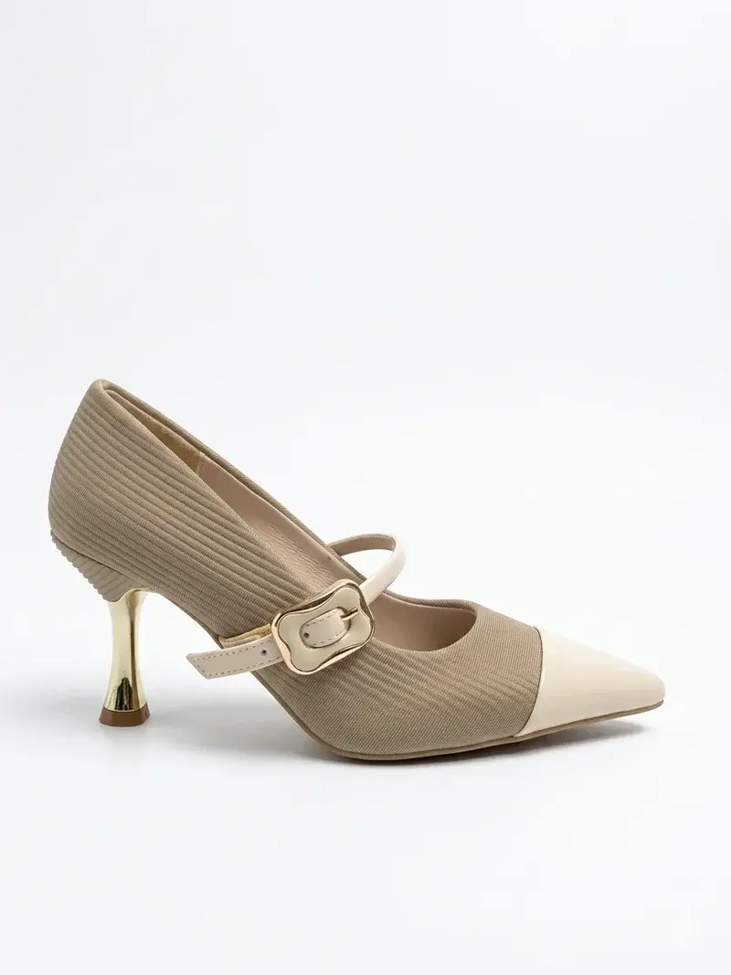 Classic Strap Elegance Heels C-87