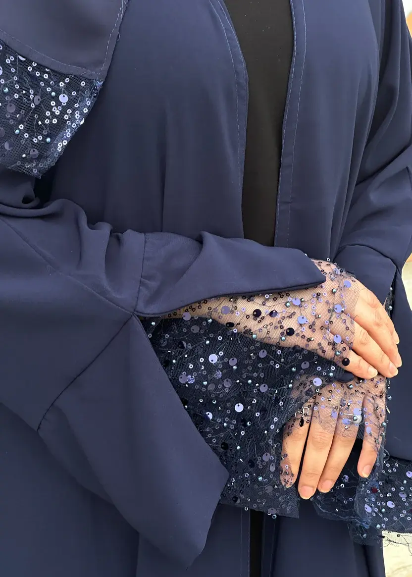 Wealth Abaya – Navy