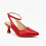 Elegant Ankle Strap Sculpted Heel C-82