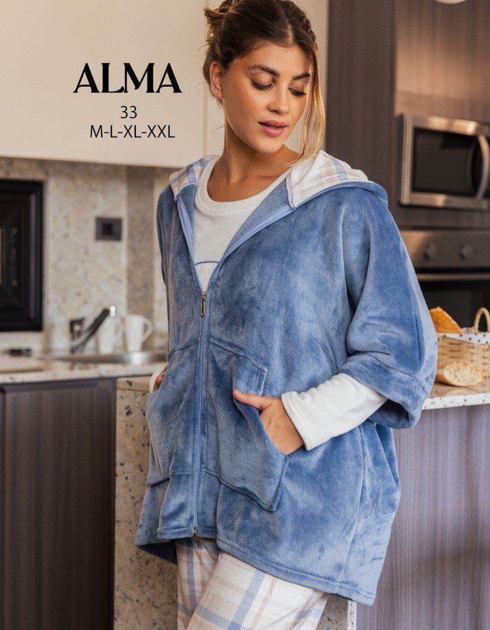 3pcs blue pyjama set