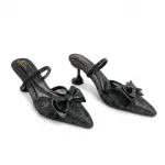stylish sandal featuring an elegant bow design C-91