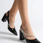 Luxury Studded Strap Heels C-107