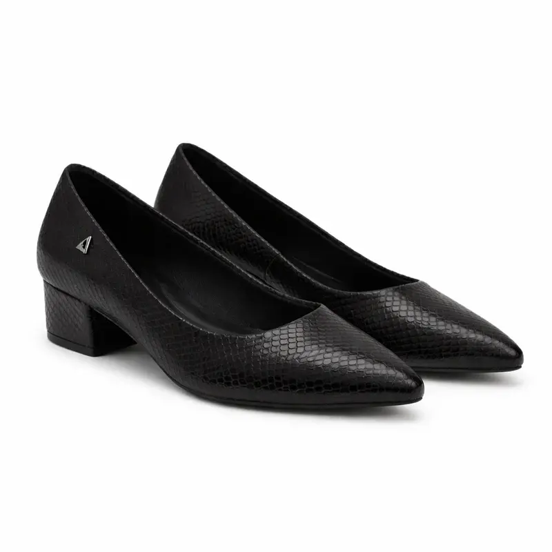 Elegant Snake-Texture Heels BN-52