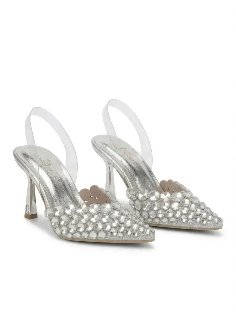Shimmer Rhinestone Heels C-94