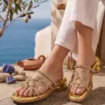 Shimmering Leaf Slipper SF-78