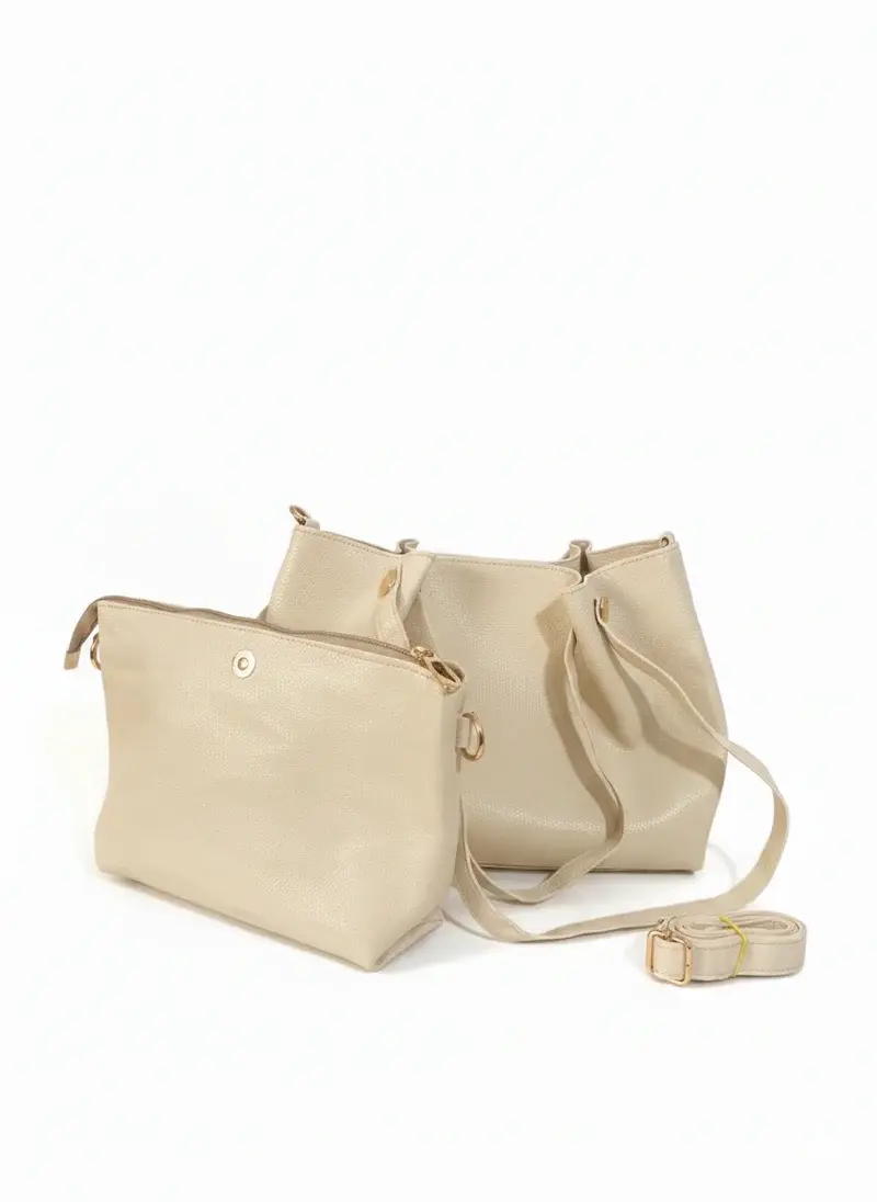 Dual Set Handbag with Detachable Pouch BA-55