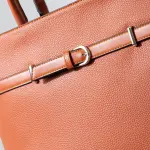 Classic Belt Detail Tote-camel