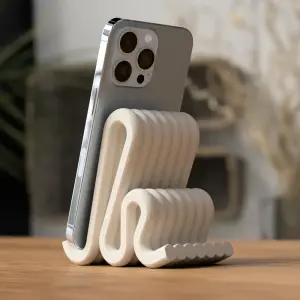 Serpentine Sculptural Phone Stand