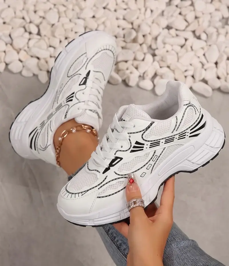 Modern Graphic Design Sneakers L-18