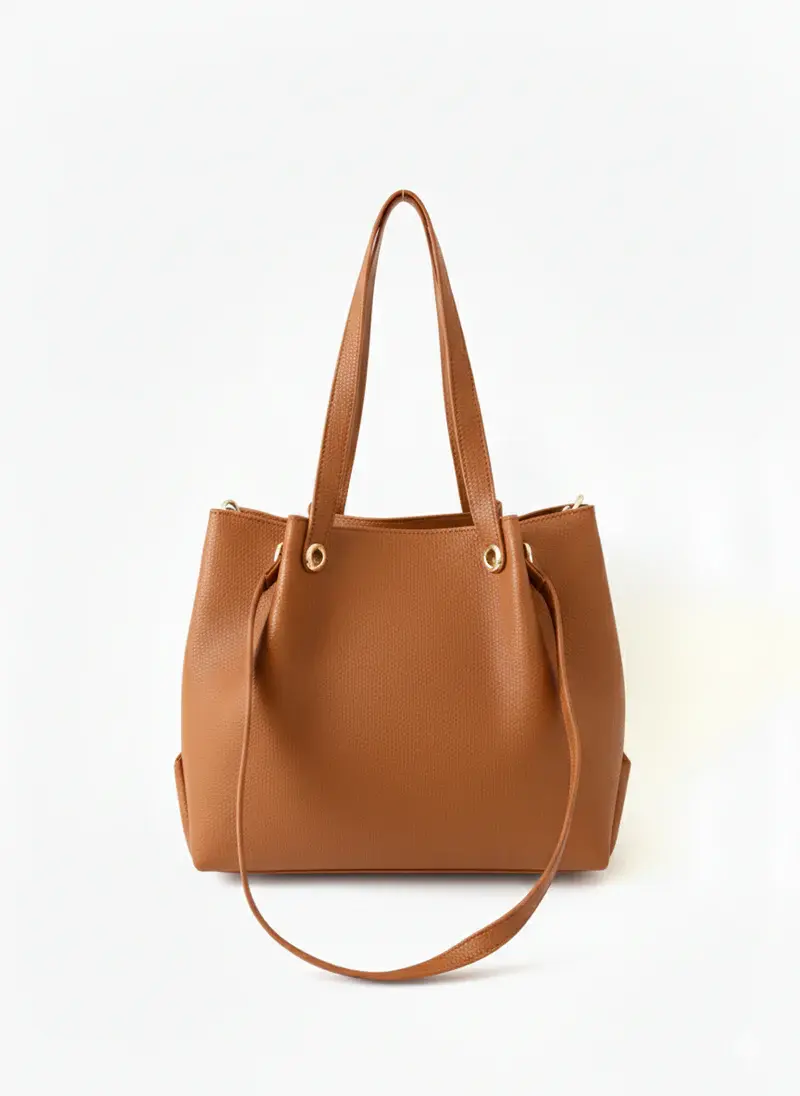 Dual Set Handbag with Detachable Pouch BA-55