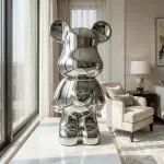 Chrome heart teddy