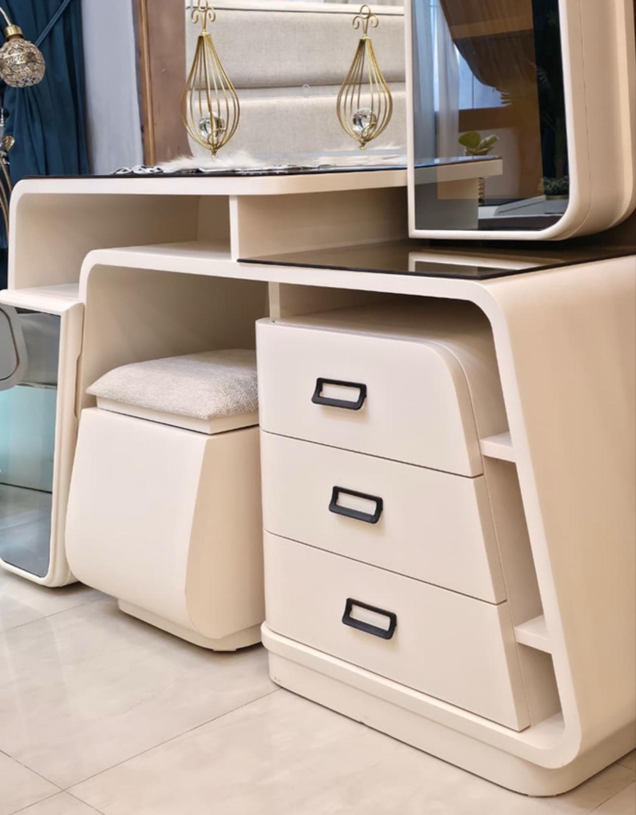 white galaxy bedroom