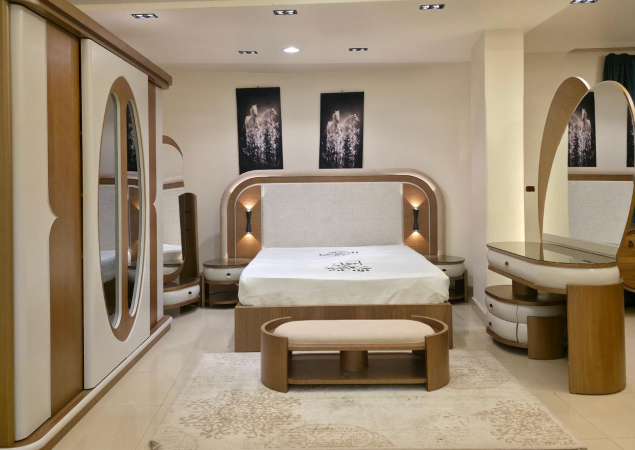 browny modern bedroom