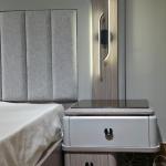gray bedroom
