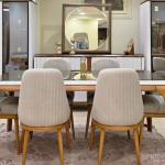 white dining room