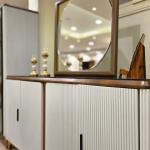 white dining room