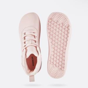 Hobibear Spruce: Waterproof Zero-Drop Winter Barefoot Boots (Pink)